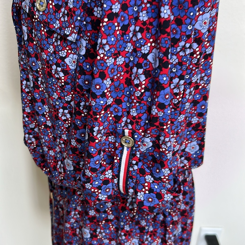 TOMMY HILFIGER short romper with adjustable waist and button details. - Picture 12 of 15